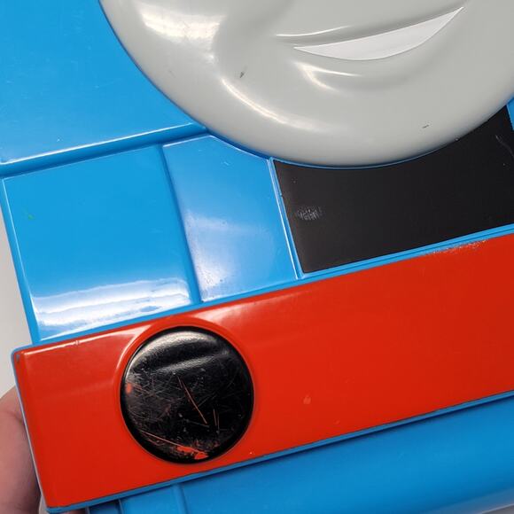 Thomas The Tank Engine 2004 Push and Go Thomas + Storage Case for Wood Trains - Picture 3 of 16